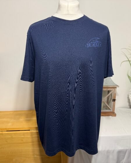 DEEP NAVY HEAVYWEIGHT CREW NECK SLIM FIT T-SHIRT SIZE XL