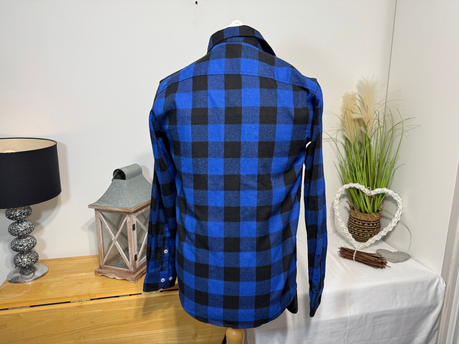 Design In Italy Check Button Thru Shacket Size S