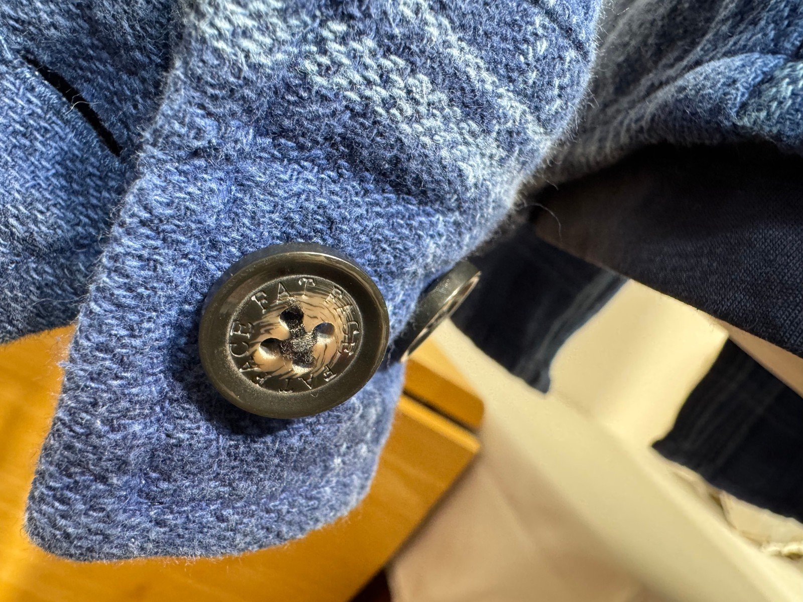 Fat Face Thick Check Hooded Shacket Size M