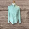 Gap Mint Fine Pinstripe Dress Shirt Button Down Collar Size S