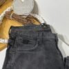 LEE Black Distressed Slim Fit Jeans W32 L33