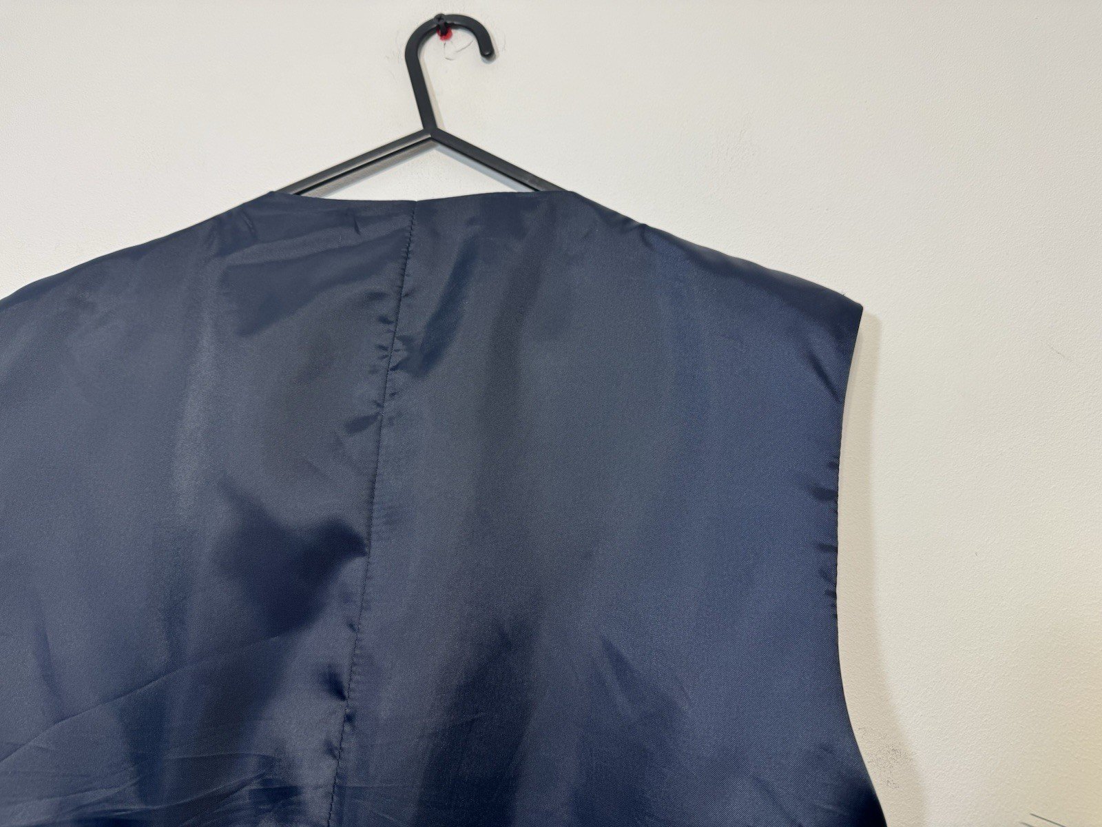 Men’s Racing Green Grey Blue Herringbone Lined Waistcoat Chest 46 R