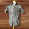 Mens Tu Green Check Short Sleeve Shirt Regular Fit Size S