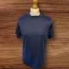 Pro Wear Blue Gym Top Aireated Sides Round Neck Short Sleeves Size M