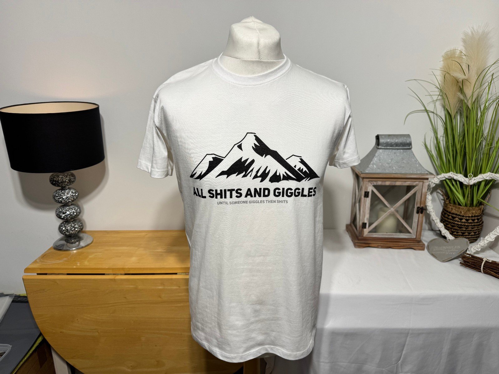 SOL'S WHITE GRAPHIC T-SHIRT SIZE S