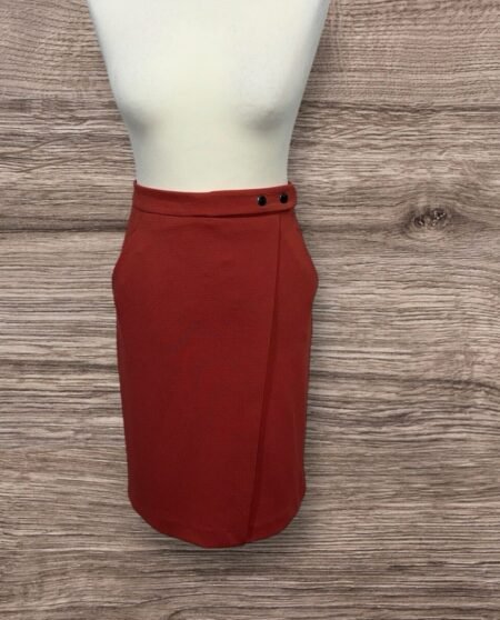 Tu Rust Textured Pencil Skirt Size 12