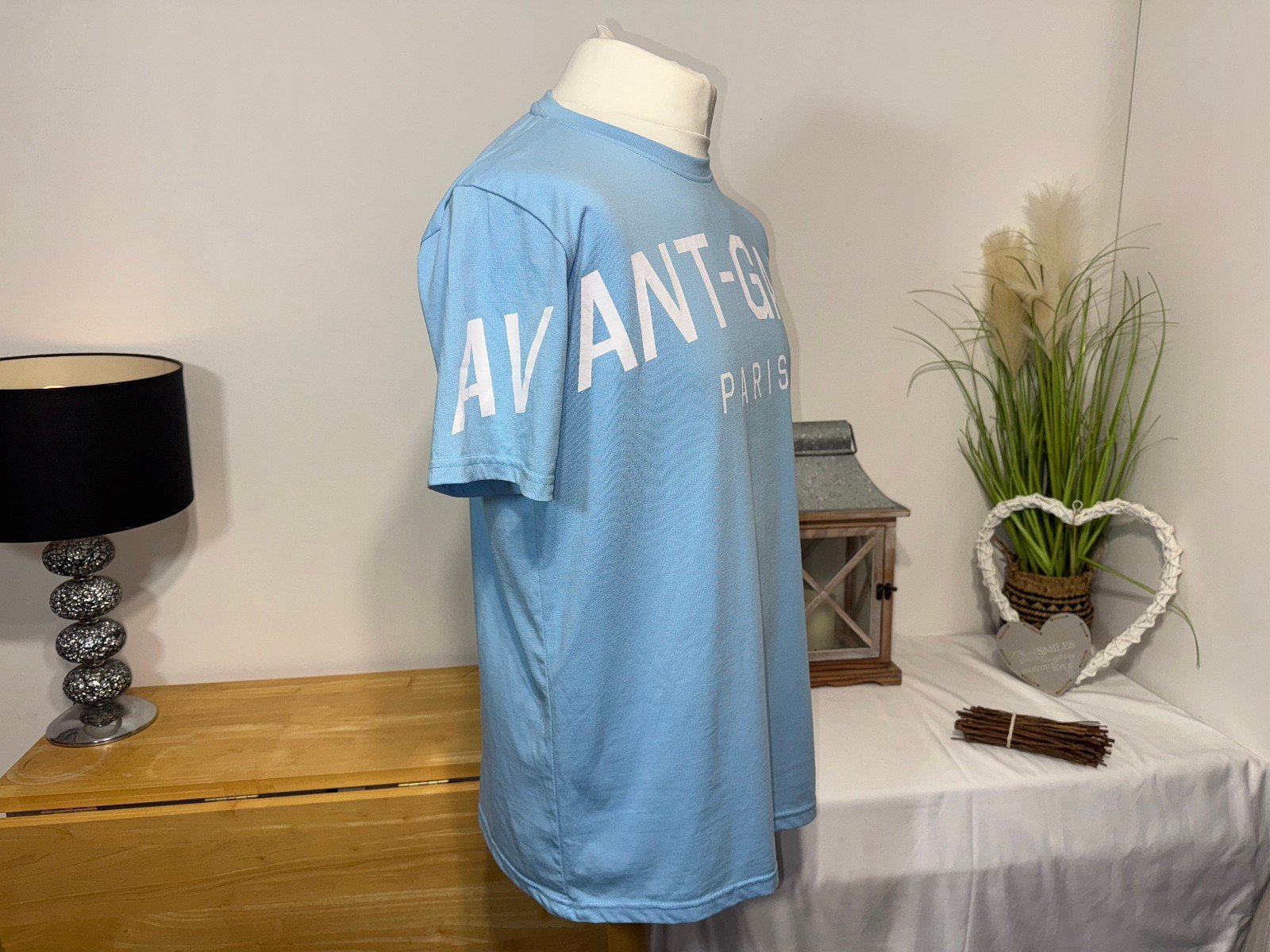 AVANT GARDE PARIS BLUE GRAPHIC T-SHIRT SIZE XL