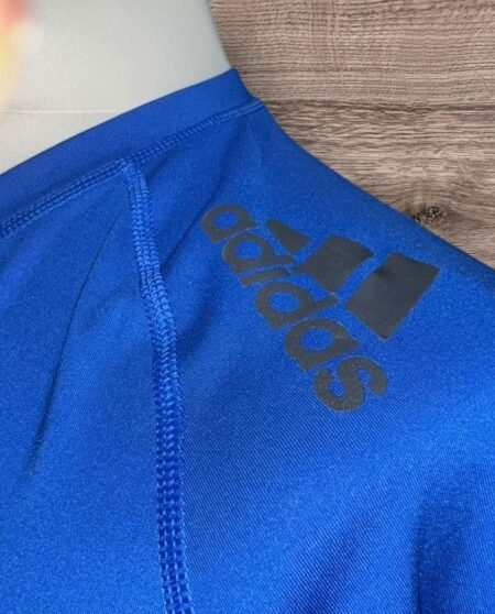 Adidas Alpha skin Climacool Royal Blue Gym Training Top Shoulder Motif Size M