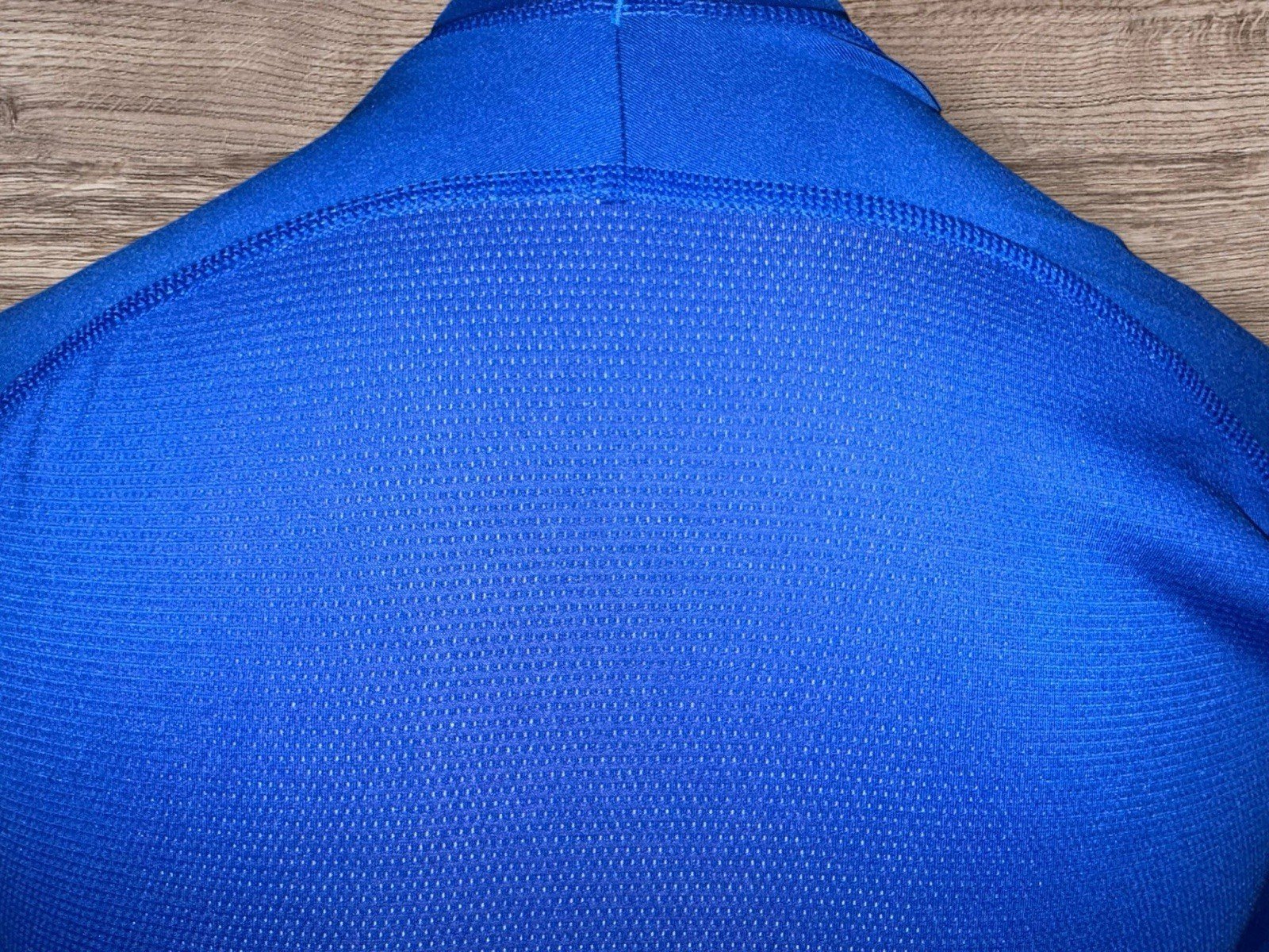 Adidas Alpha skin Climacool Royal Blue Gym Training Top Shoulder Motif Size M