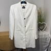 Autograph Ivory Textured Lined Coat Size 8