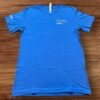 Bella + Canvas Royal Blue T Shirt With Chest/Arm Detail Short Sleeve Size M
