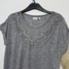 Beth Jordan Lace Effect Yolk Top Size M