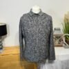 CHARCOAL FLECK CREW NECK JUMPER SIZE XL