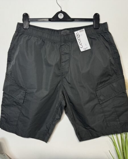 Charcoal Grey Cargo Shorts Size L