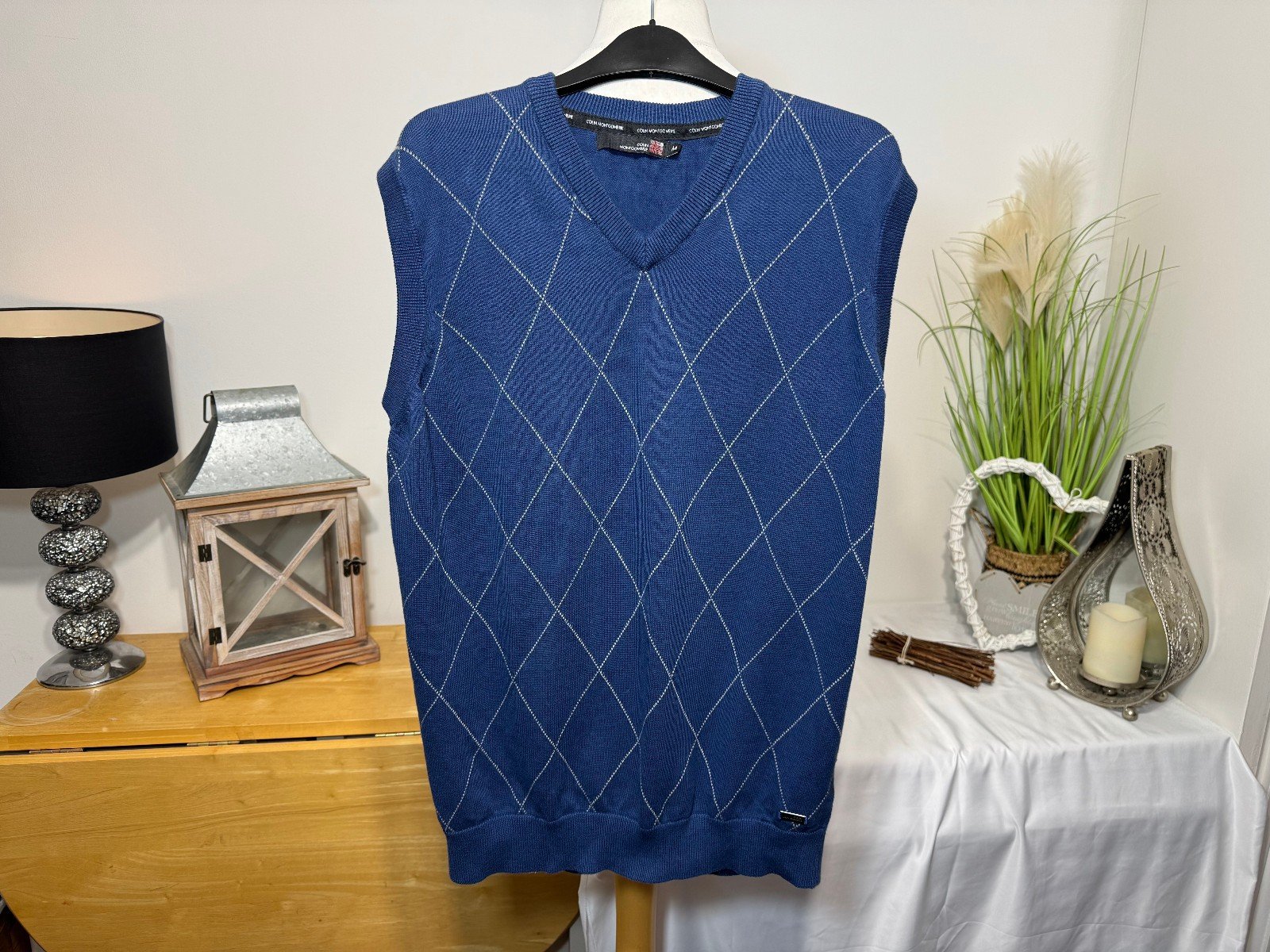 Colin Mongomery French Navy Tank Top Size M