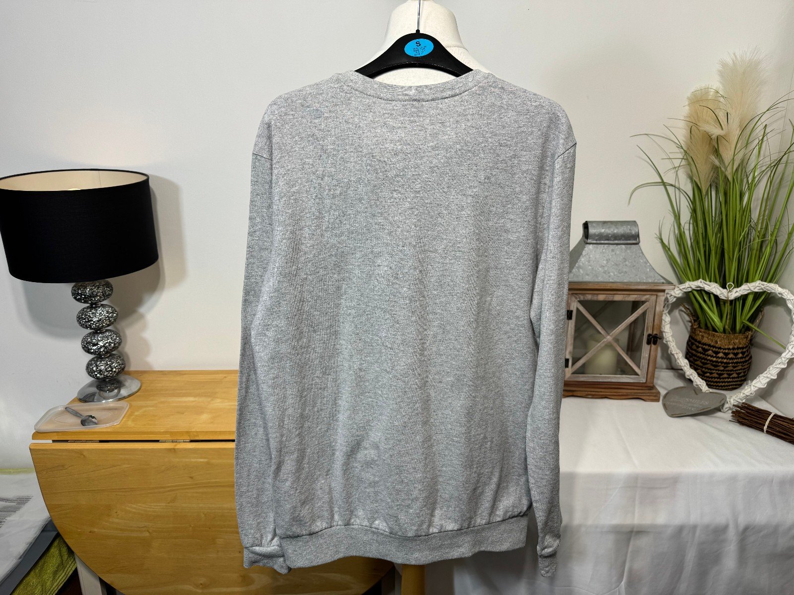 DEFACTO GREY LONG SLEEVE SLIM FIT SWEATSHIRT SIZE S