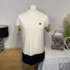 Easy Cream  Pique Cotton Top Size M