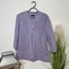 Glimpse Design Lilac Crotchet Knit Cardigan Size M