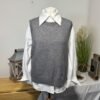 Heather Grey Knit Tank Top Size L/XL