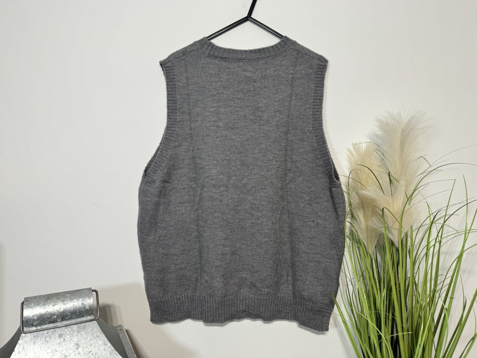 Heather Grey Knit Tank Top Size L/XL