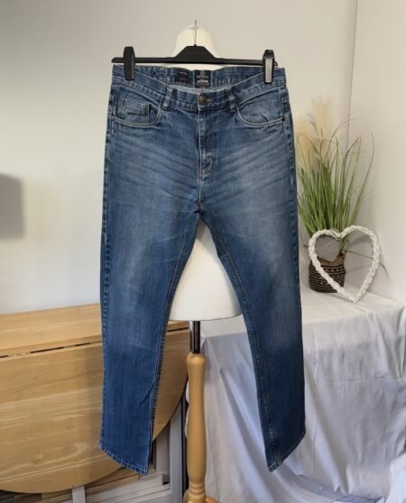 Industrialize Mid Blue Slim Fit Jeans W34 L32