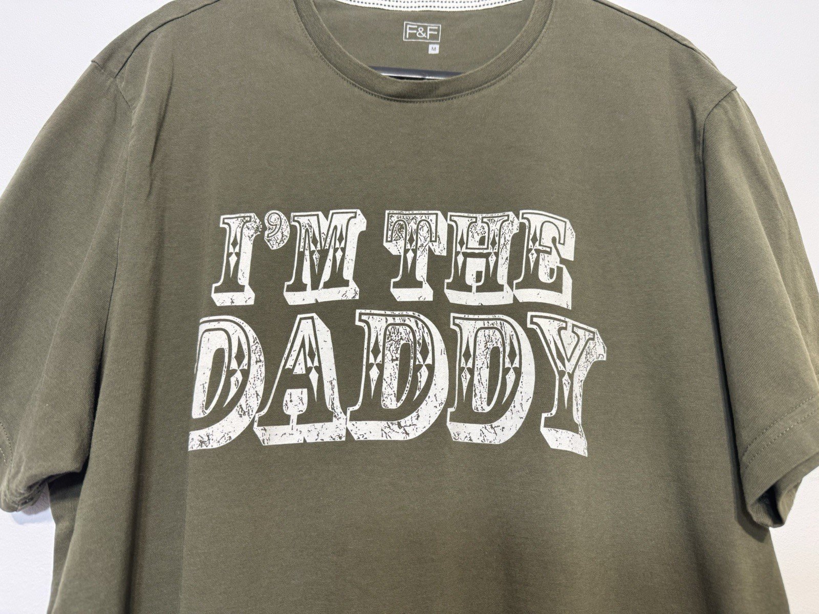 Khaki Graphic Short Sleeve T-Shirt Size M