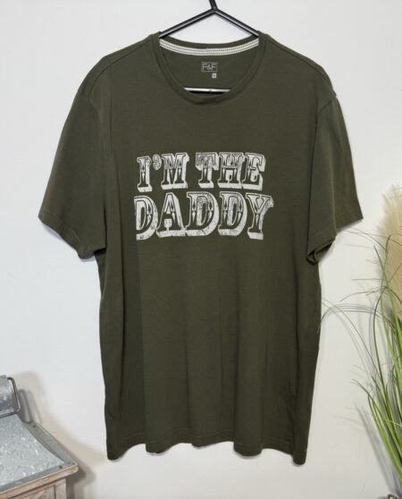 Khaki Graphic Short Sleeve T-Shirt Size M