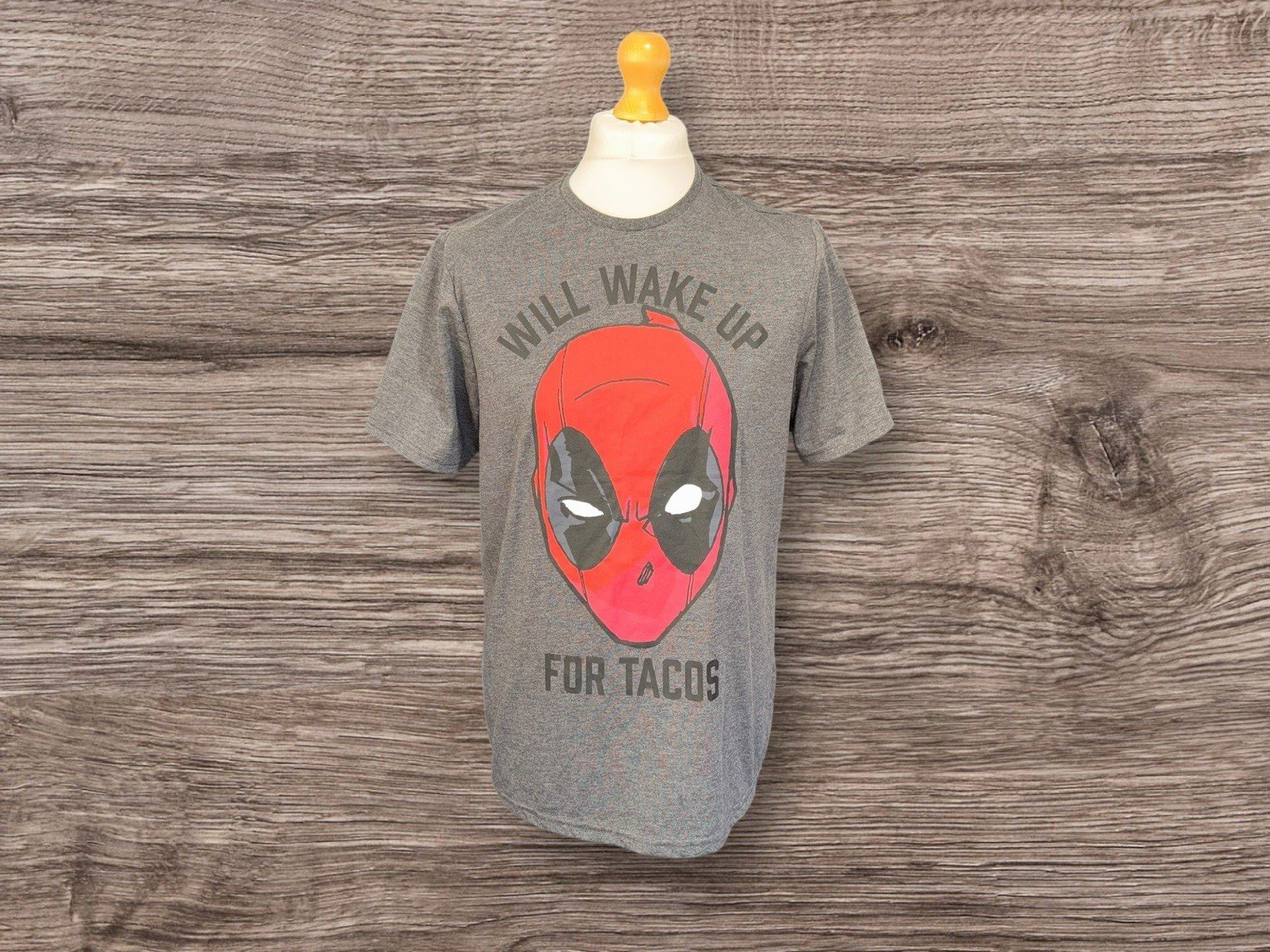 Marvel Grey Graphic T-shirt Size L