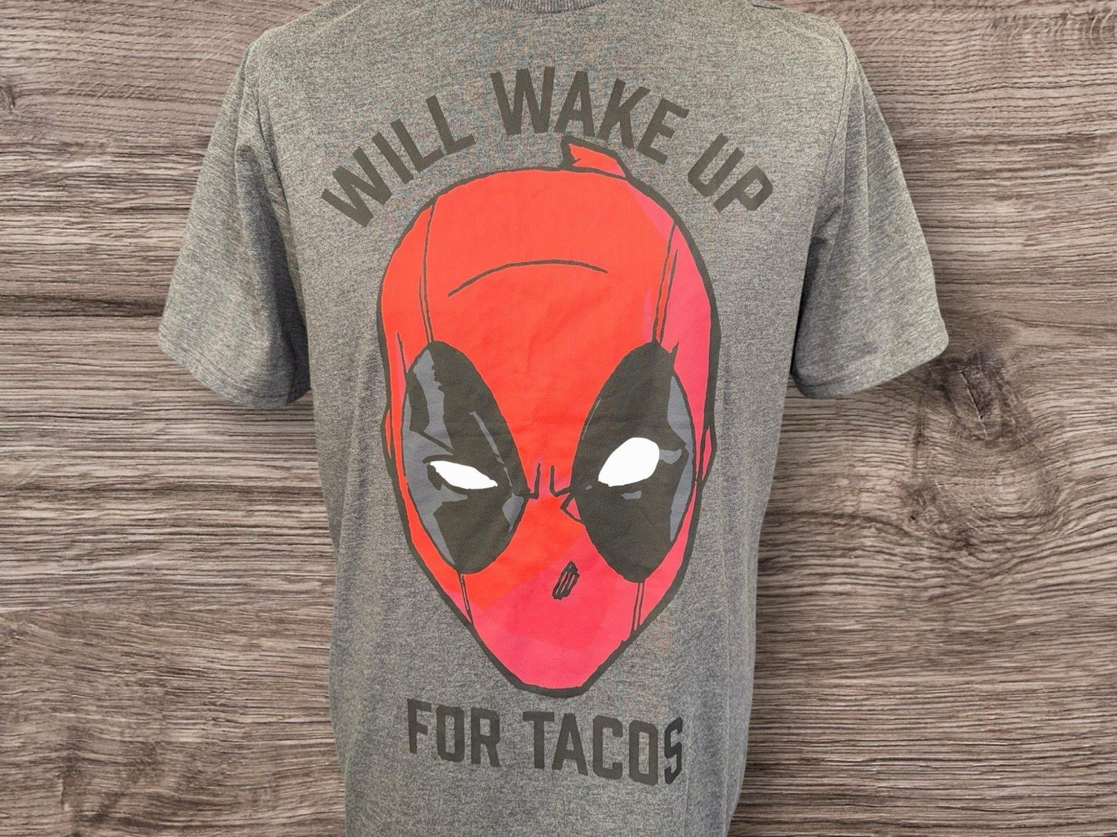 Marvel Grey Graphic T-shirt Size L