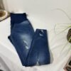 Maternity Ripped Denim High Waisted Skinny Jeans Size S
