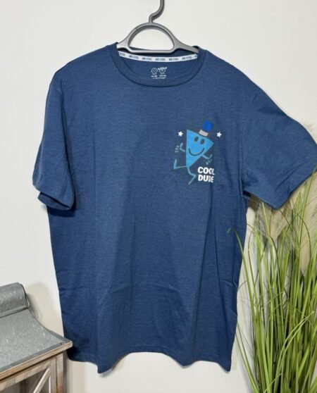 Mr Cool Blue Graphic Short Sleeve T-Shirt Size L