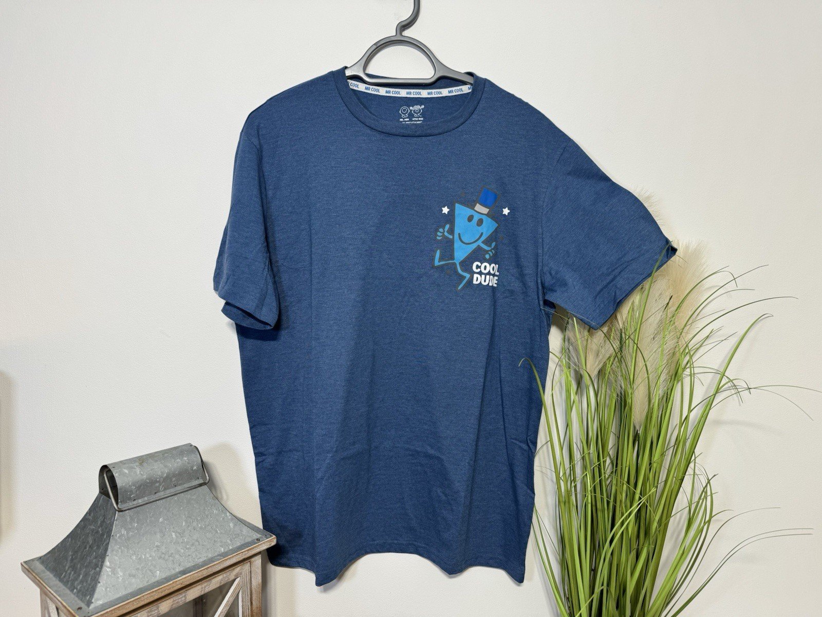 Mr Cool Blue Graphic Short Sleeve T-Shirt Size L