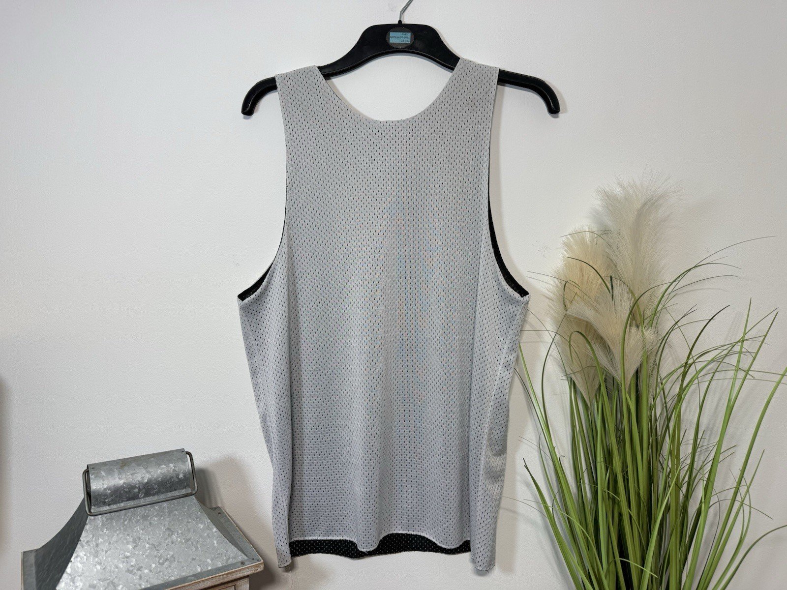 NBA Black Graphic Reversible Durable Ripstop Nylon Vest Size S