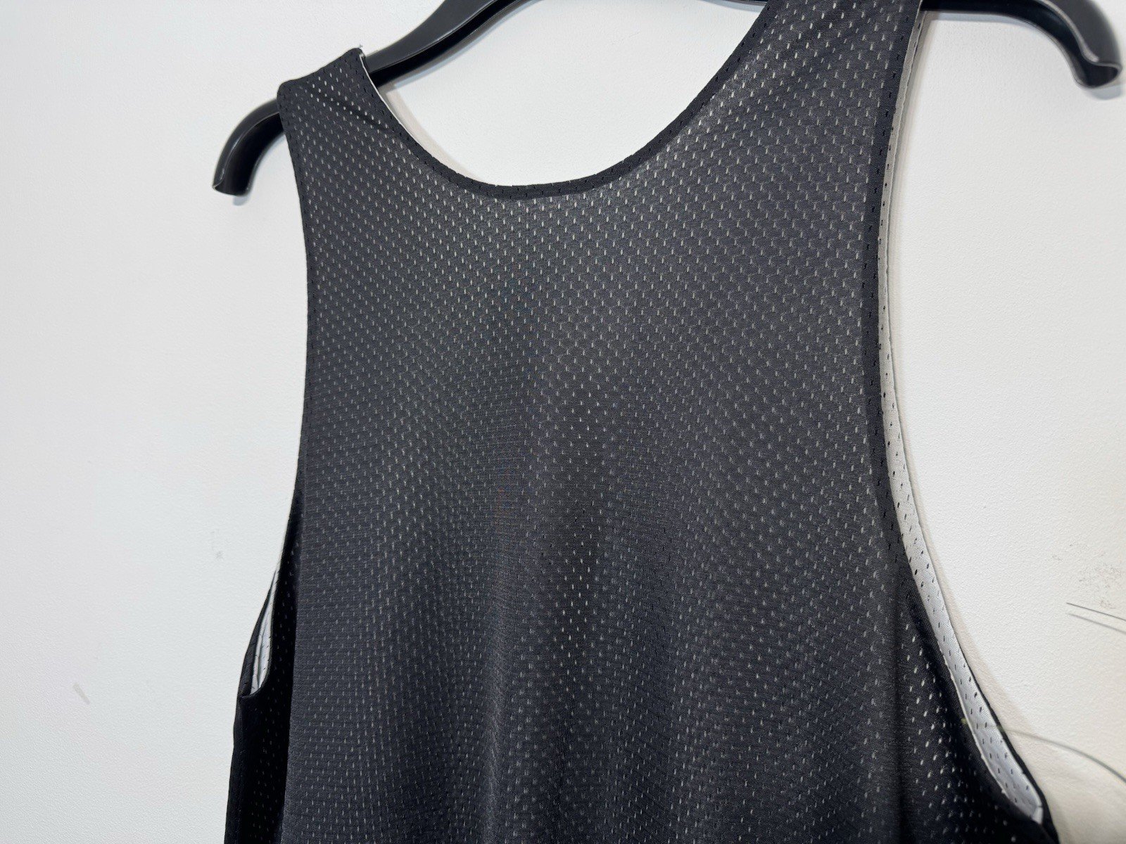 NBA Black Graphic Reversible Durable Ripstop Nylon Vest Size S