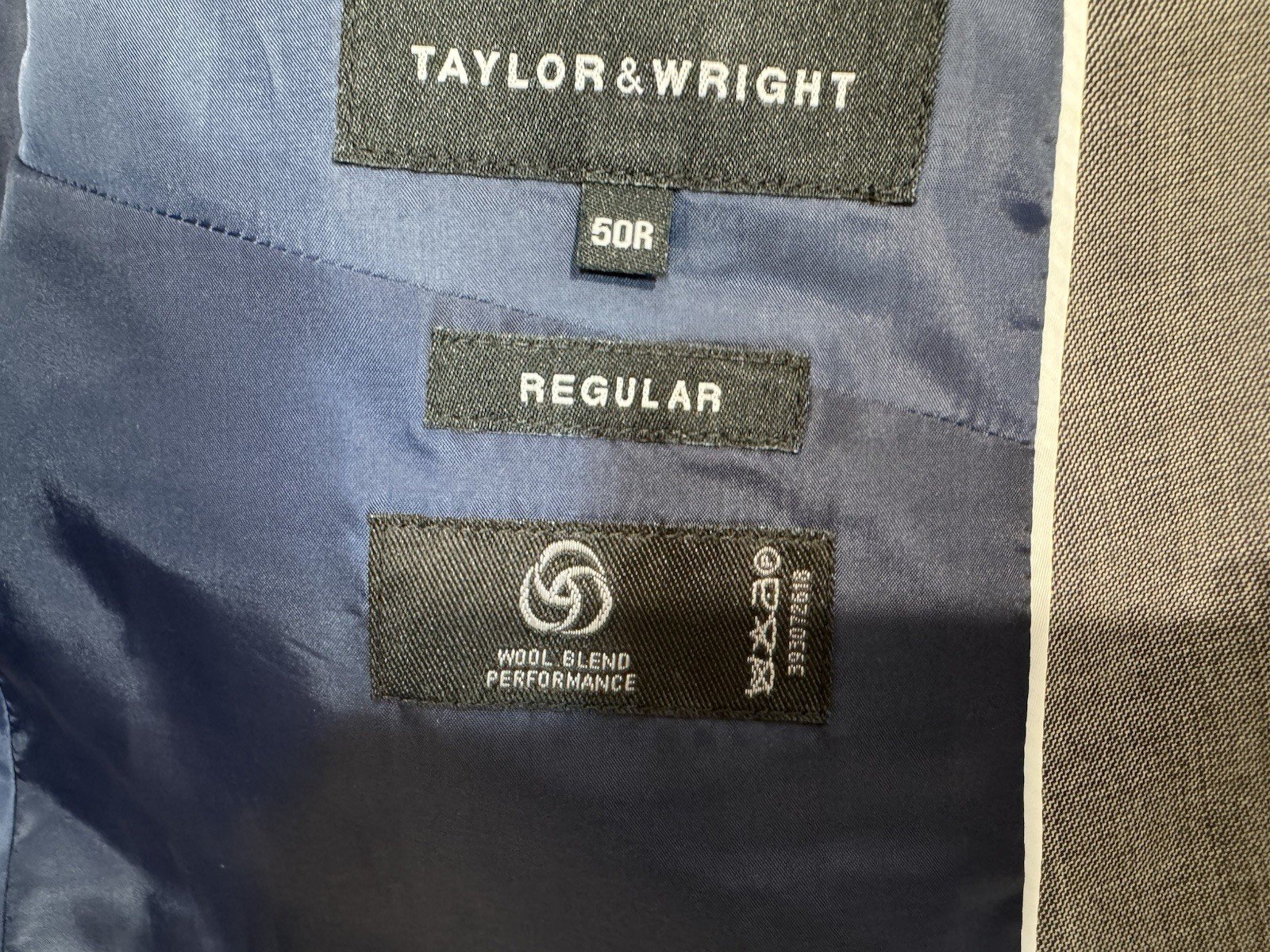 NEW Taylor & Wright Grey Suit Jacket Size 50R