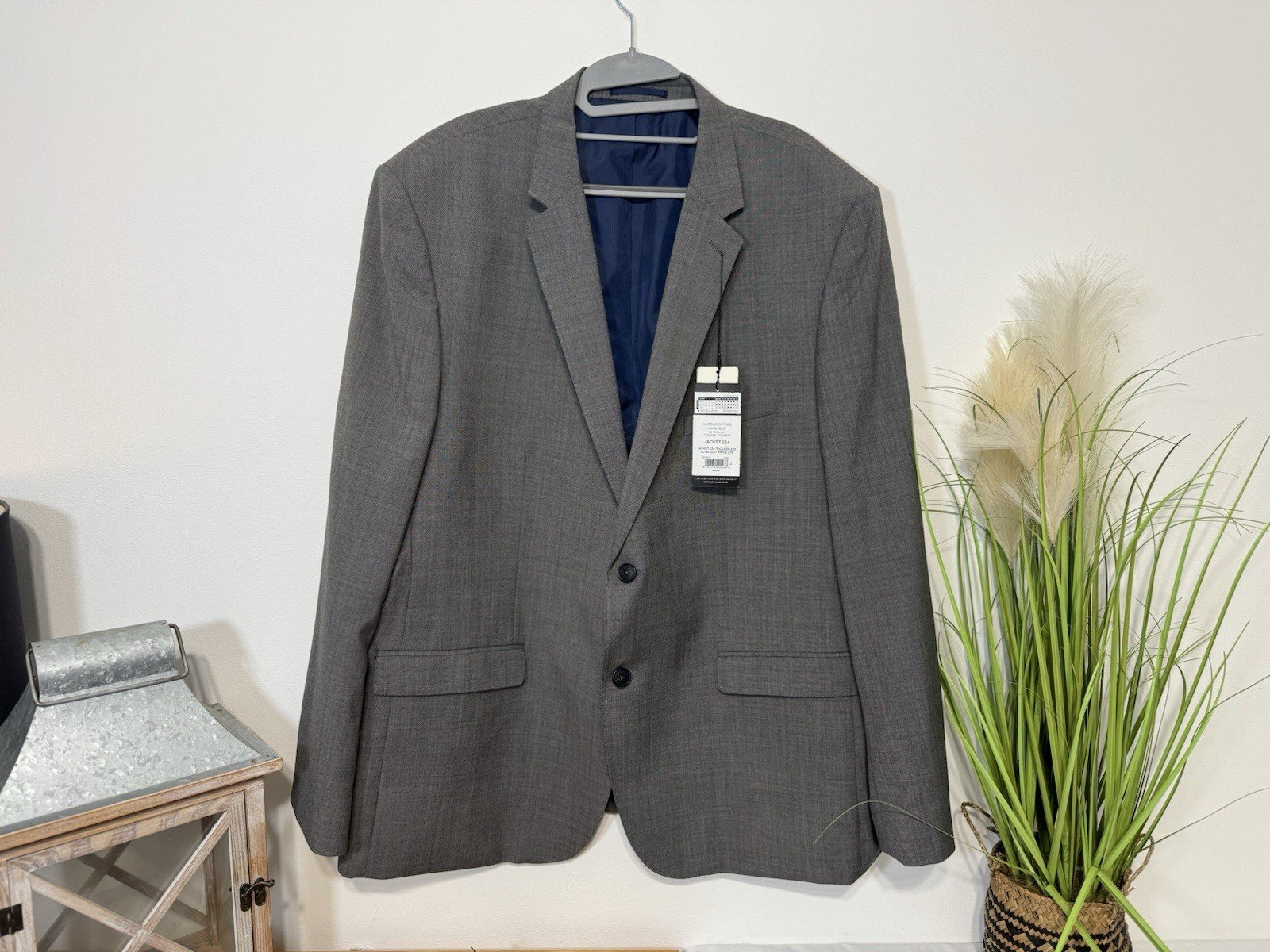 NEW Taylor & Wright Grey Suit Jacket Size 50R