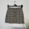 New Look Check Mini Skirt Size 8