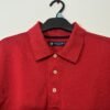 Oxford Golf Red Pique Knit Short Sleeve Polo Shirt Size M
