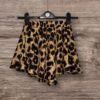 Pretty Little Thing Flowy Leopard Print Shorts Size 4