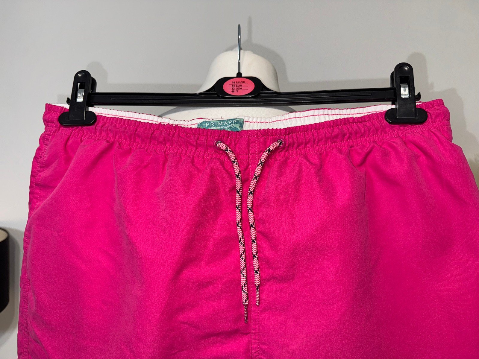 Primark Pink Mesh Lined Swin Shorts Size L