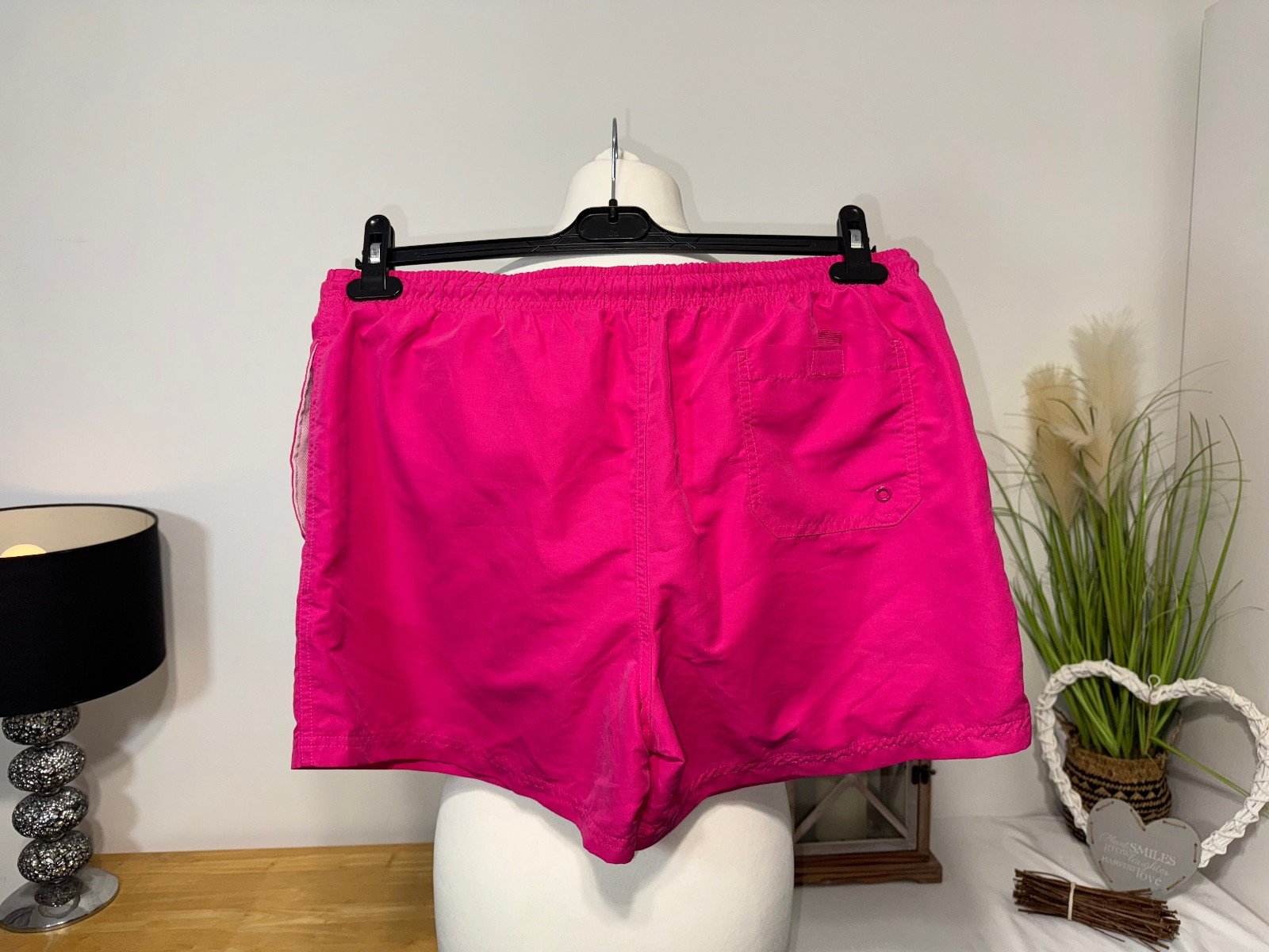 Primark Pink Mesh Lined Swin Shorts Size L