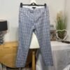 RIVER ISLAND CHECK CHINOS W30 L28