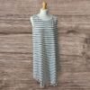 Shein Curve Beach Dress Black White Stripe Size XL