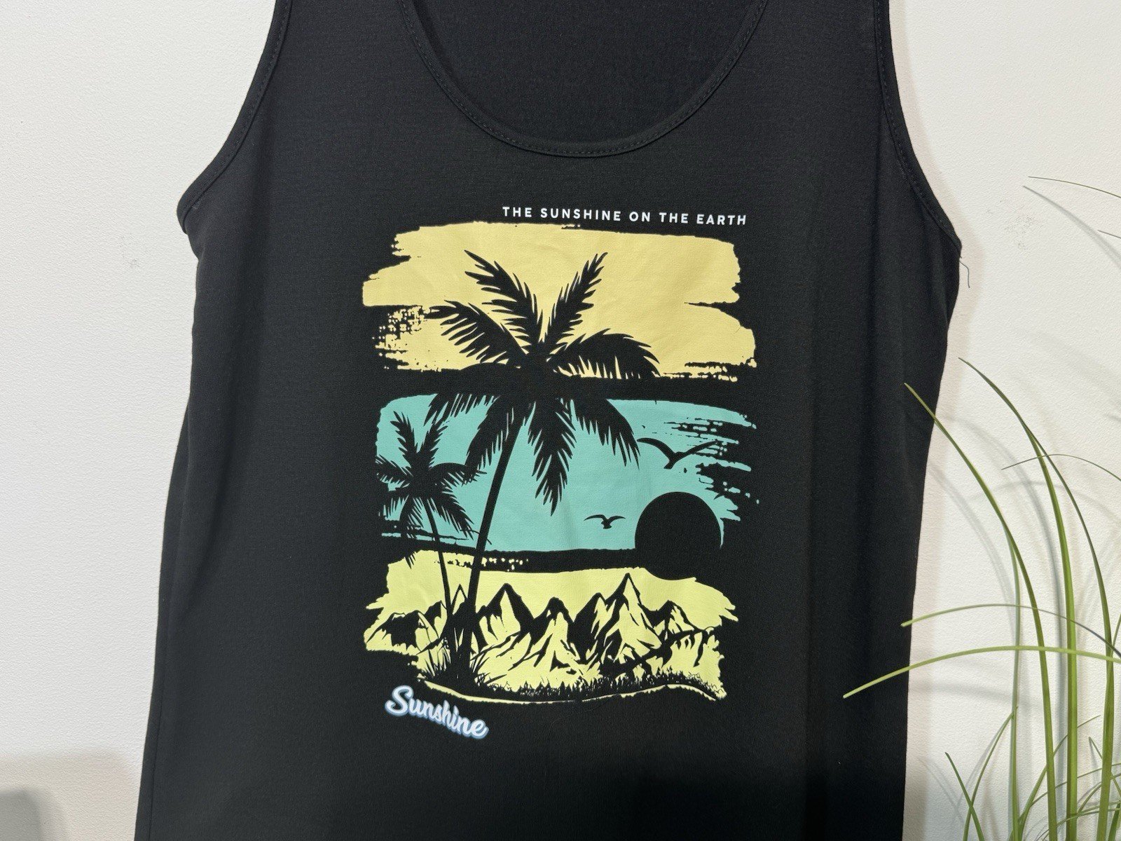 Shein Grey Graphic Sundress Size 12