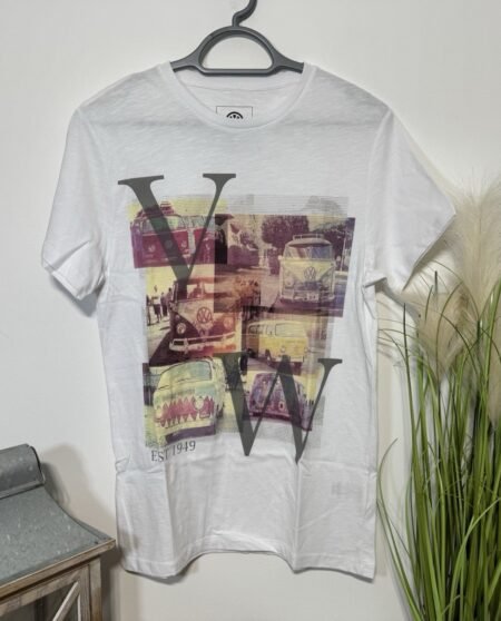 White Graphic Short Sleeve T-Shirt Size S
