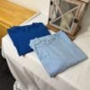 2 PACK ROYAL & SKY BLUE REGULAR FIT T-SHIRTS SIZE XL