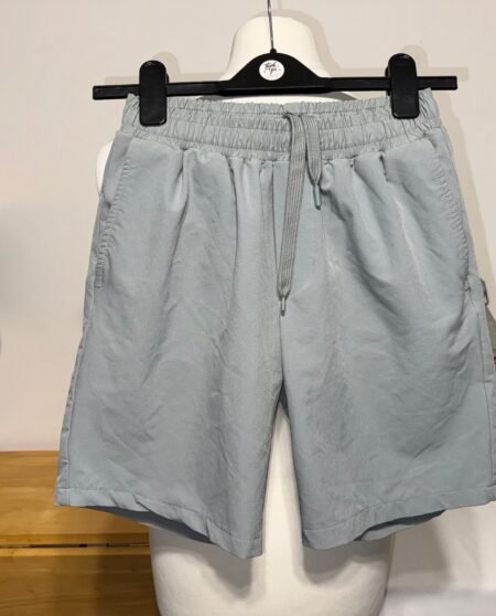 BOOHOOMAN GREY STRETCH GYM SHORTS SIZE XS