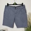 Blue Check Textured Chino Shorts W36 L9