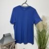 M&S Regular Fit Royal Blue Cotton Short Sleeve Top-Shirt Size M