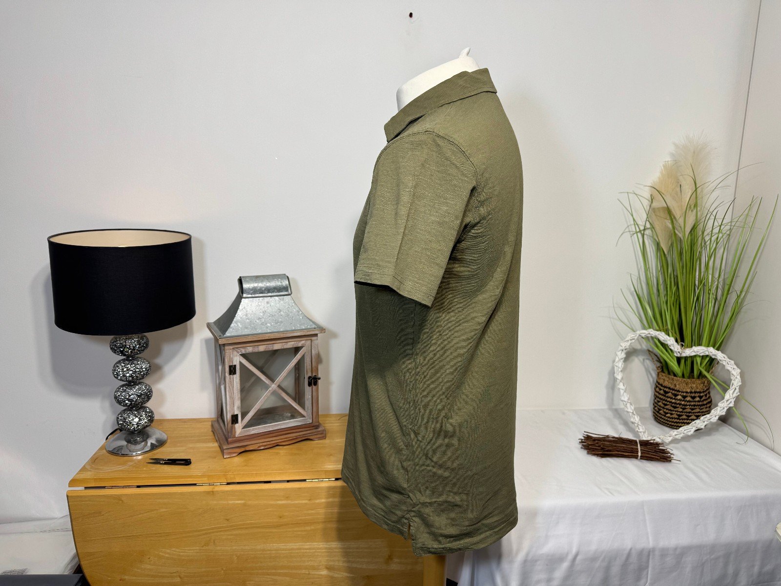 Mountain Warehouse Kharki Organic Cotton Polo Top Size S